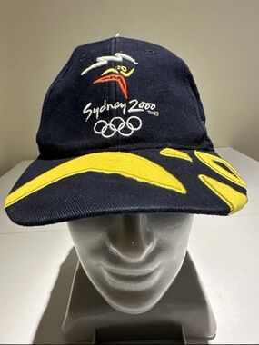 ACME Sydney 2000 Navy and Yellow Olympic Baseball Cap
